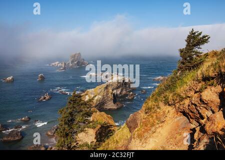 Côte de l’Oregon Banque D'Images