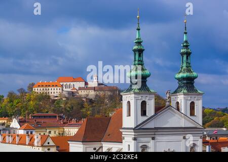 Château de Spilberk Brno - République Tchèque Banque D'Images