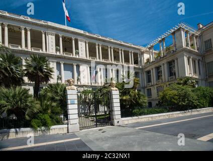 Palais de la Préfecture, ancien Palais Royal des Ducs de Savoie, Nice, Côte d'Azur, France Banque D'Images