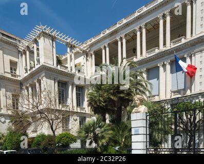 Palais de la Préfecture, ancien Palais Royal des Ducs de Savoie, Nice, Côte d'Azur, France Banque D'Images