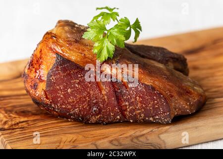 Avec des boulettes de porc grillées bavarois Banque D'Images