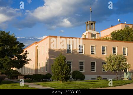 Bataan Memorial Building, Santa Fe, Nouveau-Mexique, États-Unis Banque D'Images