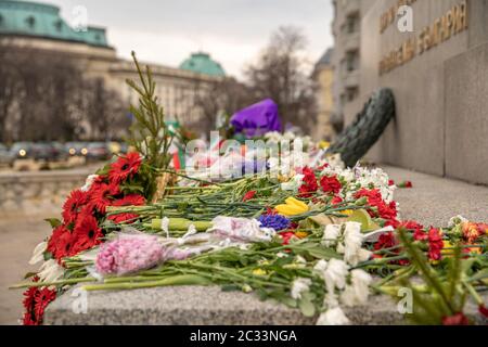 Sofie - 5 mars 2020 : monument du Tsar Liberator. Banque D'Images