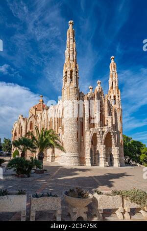 Sanctuaire de Santa Maria Magdalena, Novelda, Alicante, Espagne. Banque D'Images