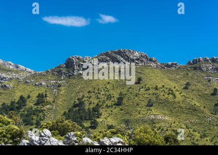 Côte Rocheuse sur l'île des Baléares Mallorca en Espagne Banque D'Images