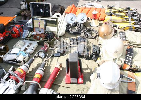 équipement de secours Banque D'Images