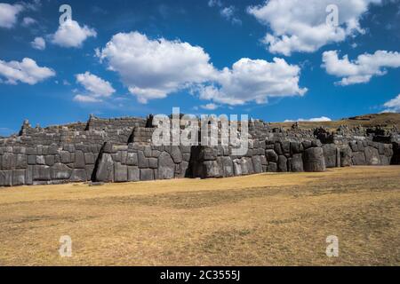 Sacsayhuaman au-dessus de Cusco détails Banque D'Images