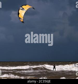 kite-surfer Banque D'Images