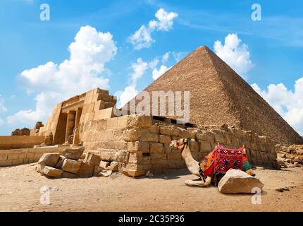 Pyramide en Egypte Banque D'Images