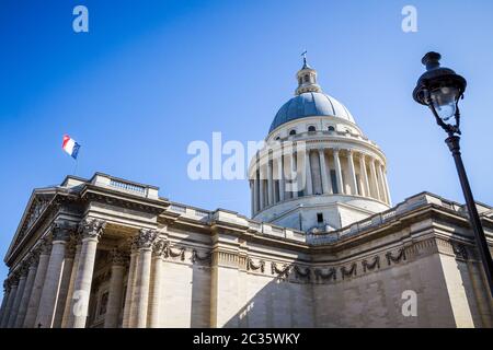 Le Panthéon, monument célèbre à Paris, France Banque D'Images