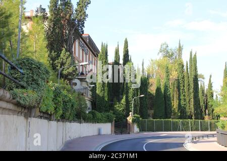 Vignobles de Freixenet en Espagne Banque D'Images