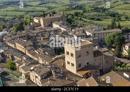 Toscane San Gimignano Banque D'Images