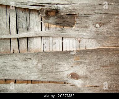 Arrière-plan de l'ancien meubles avec noeuds et fissures Banque D'Images