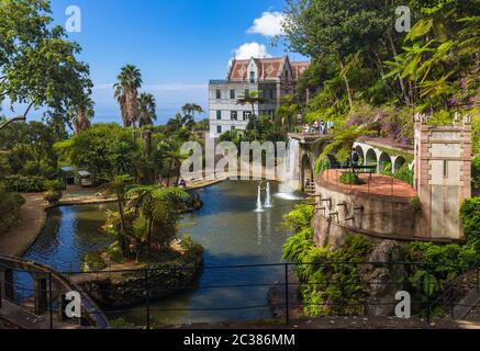 Jardin Tropical Monte Palace et le Portugal - Madère Banque D'Images