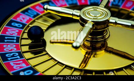 Jouer à la roulette pour de l'argent Banque D'Images