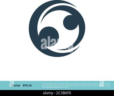 Résumé Human Figure icône Vector logo Template Illustration Design. Vecteur EPS 10. Illustration de Vecteur