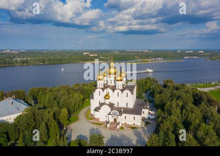 Cathédrale de l'assomption à Yaroslavl Banque D'Images