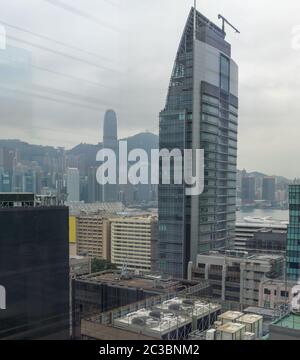 Un gratte-ciel de Pékin Road Tsim Sha Tsui Hong Kong, Chine Banque D'Images