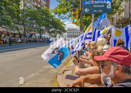 Assomption uruguayenne du nouveau Président, Montevideo, Uruguay Banque D'Images