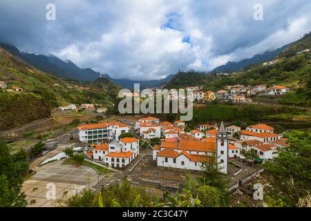 Village de Montagne - Madère Portugal Banque D'Images