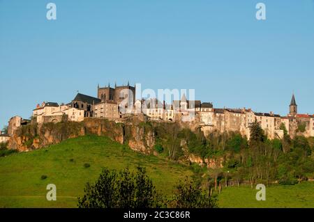 Ville de Saint-Flour. Cantal. Auvergne-Rhône-Alpes. France Banque D'Images