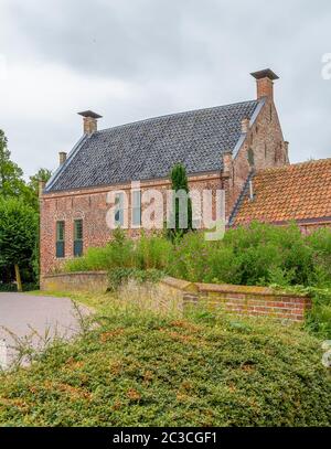 Paysage idyllique de Greetsiel, un village idyllique situé dans la Frise orientale, dans le Nord de l'Allemagne Banque D'Images