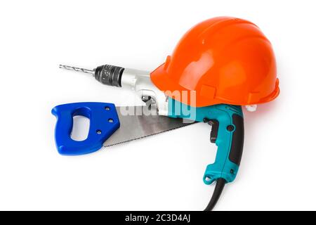 Différents outils de construction Banque D'Images