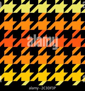 Motif chien de poule et motif de dent - dessin géométrique amusant motif sans couture. Affiche lettrage ou t-shirt motif graphique en tissu. / fond d'écran, par Illustration de Vecteur