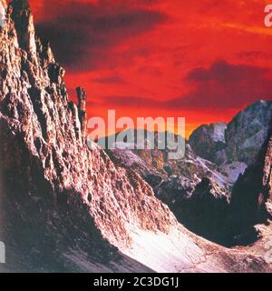 Bad Company Burning Sky - Vintage 12'' vinyle LP couverture Banque D'Images