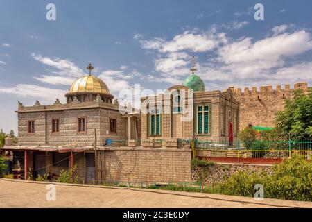 Chapelle de l'Arche de l'Alliance - Axum, Ethiopie Banque D'Images