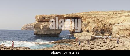 Paysages et impressions de ville de l'île de Malte dans la mer Méditerranée. Banque D'Images