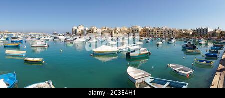 Paysages et impressions de ville de l'île de Malte dans la mer Méditerranée. Banque D'Images