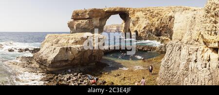 Paysages et impressions de ville de l'île de Malte dans la mer Méditerranée. Banque D'Images