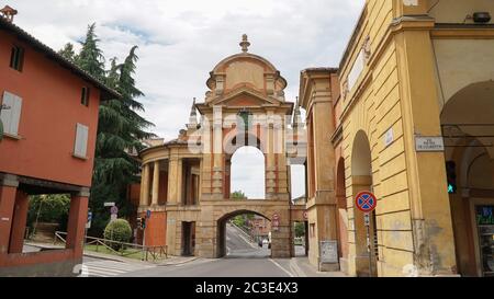 Architecture de la ville à Bologne, Italie. Banque D'Images