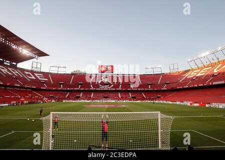 Séville, Espagne. 19 juin 2020. Match de football espagnol la Liga Sevilla vs FC Barcelone au stade Ramon Sanchez Pizjuan, Séville, 19 juin 2020 la Liga/Cordo Press Credit: CORDO PRESS/Alay Live News Banque D'Images