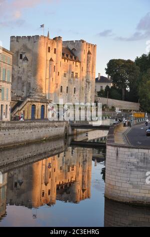 Promenez-vous dans le marais poitevin en vendée, France Banque D'Images