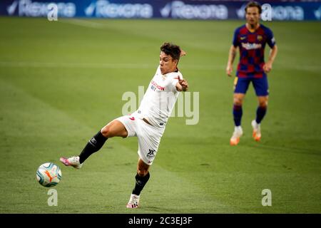 Séville, Espagne. 19 juin 2020. Match de football espagnol la Liga Sevilla vs FC Barcelone au stade Ramon Sanchez Pizjuan, Sevilla, 19 juin 2020 Corchina la Liga/Cordin Press Credit: CORDIN PRESS/Alay Live News Banque D'Images