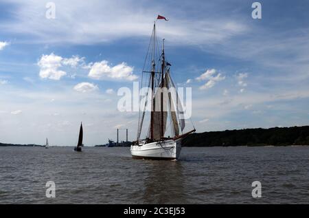 NO 5 Elbe Pilot Banque D'Images