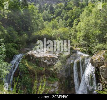 Découverte des Pyrénées orientales en été, région encore sauvage de France Banque D'Images