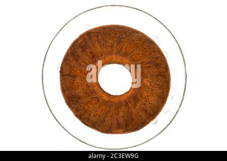 Gâteau marbré circulaire Banque D'Images