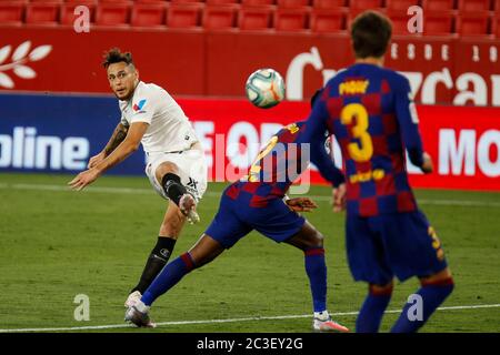 Séville, Espagne. 19 juin 2020. Match de football espagnol la Liga Sevilla vs FC Barcelone au stade Ramon Sanchez Pizjuan, Séville, 19 juin 2020 la Liga/Cordo Press Credit: CORDO PRESS/Alay Live News Banque D'Images