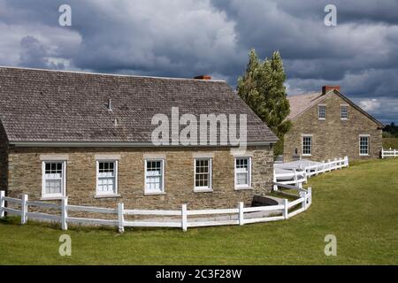 Fort Ontario State Historic Site, Oswego, une plus grande zone de Syracuse, New York State, USA Banque D'Images