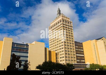 Zone de High Falls, Rochester, New York State, USA Banque D'Images