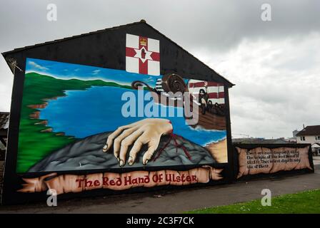 Peintures murales politiques / Belfast / 18/07/2020 Banque D'Images