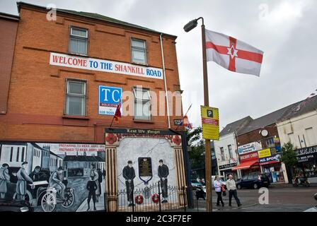 Peintures murales politiques / Belfast / 18/07/2020 Banque D'Images