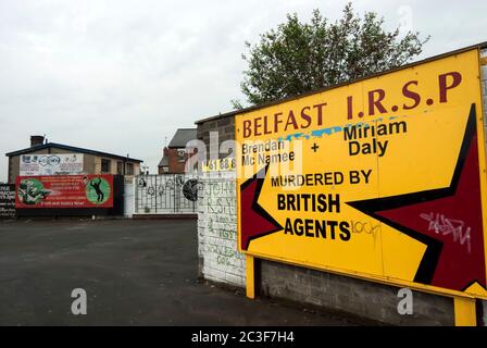 Peintures murales politiques / Belfast / 18/07/2020 Banque D'Images