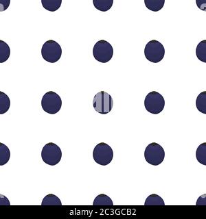 Illustration sur thème de la grosse couleur de raisin sans couture, de la couleur de baies pour le phoque. Motif baies composé de raisin de répétition sans couture. Simple c Illustration de Vecteur