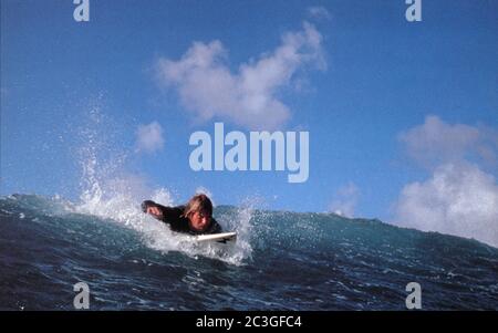 PATRICK SWAYZE dans POINT BREAK (1991), réalisé par KATHRYN BIGELOW. Crédit: FOX / Album DU 20E SIÈCLE Banque D'Images