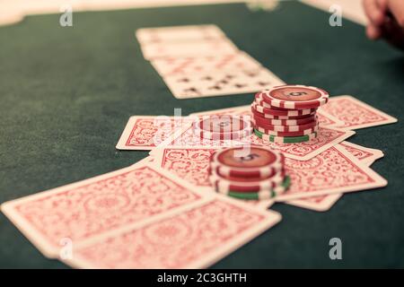 Image de Texas Holdem (poker) Banque D'Images