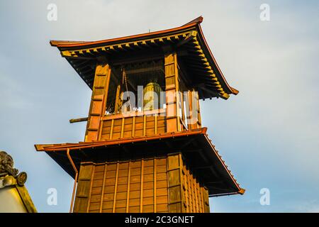 Bell au temps de Kawagoe et de petit Edo Banque D'Images